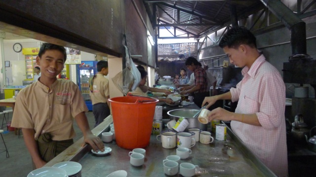 Tea and Noodles in Mandalay