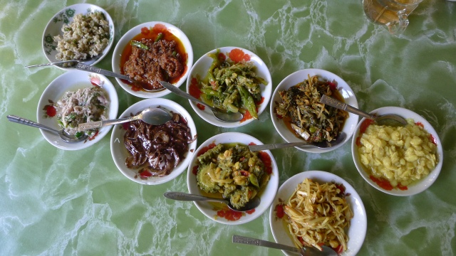 Go to Nu War restaurant in Bagan for real Myanmar food. At non-tourist prices.
